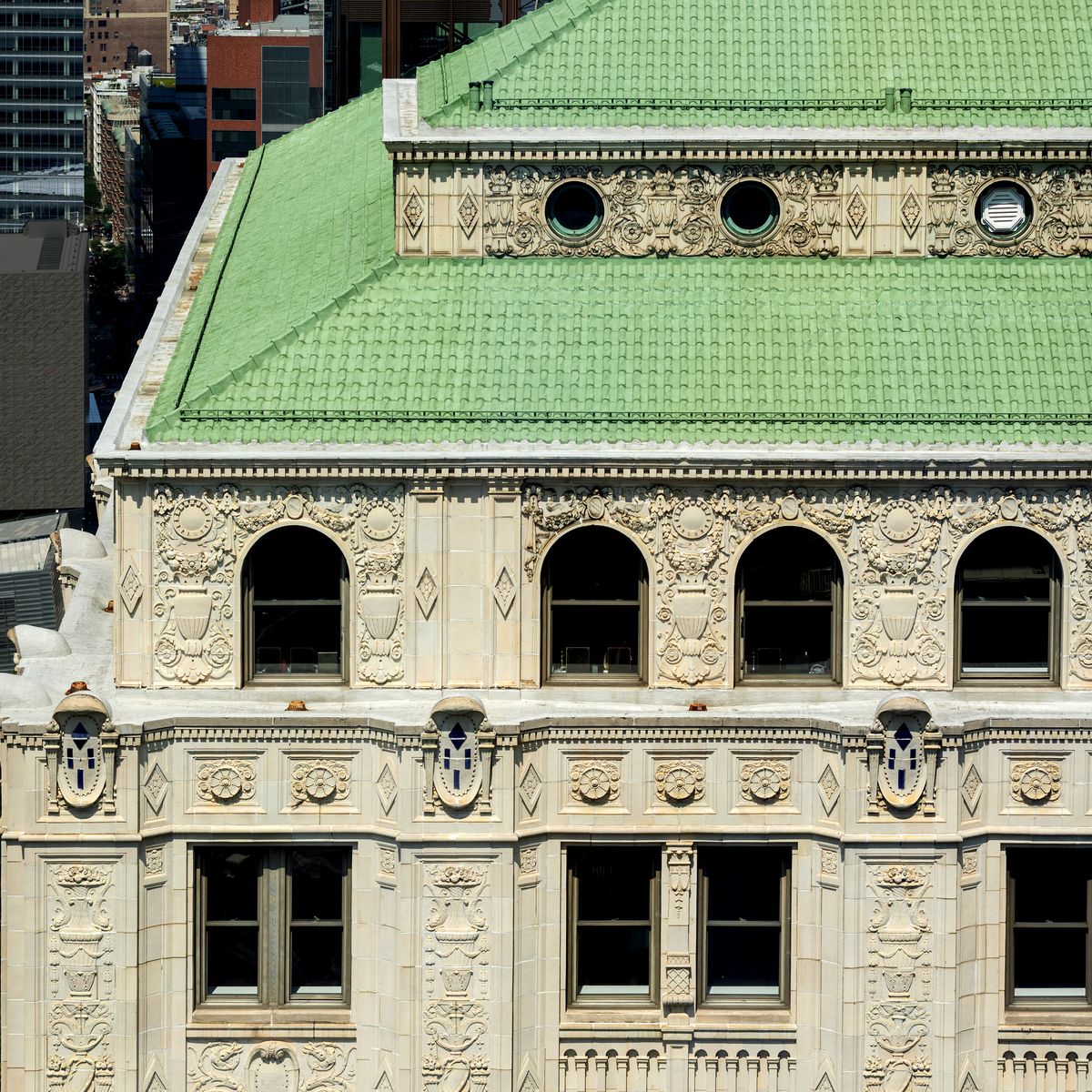 Rector Street facade detail