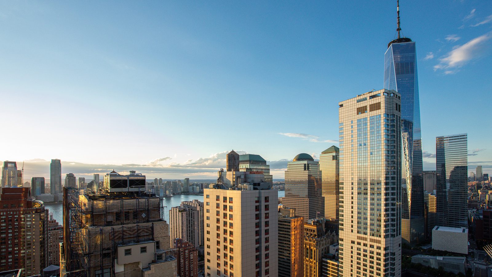 One World Trade Center and the Financial District from 77 Greenwich